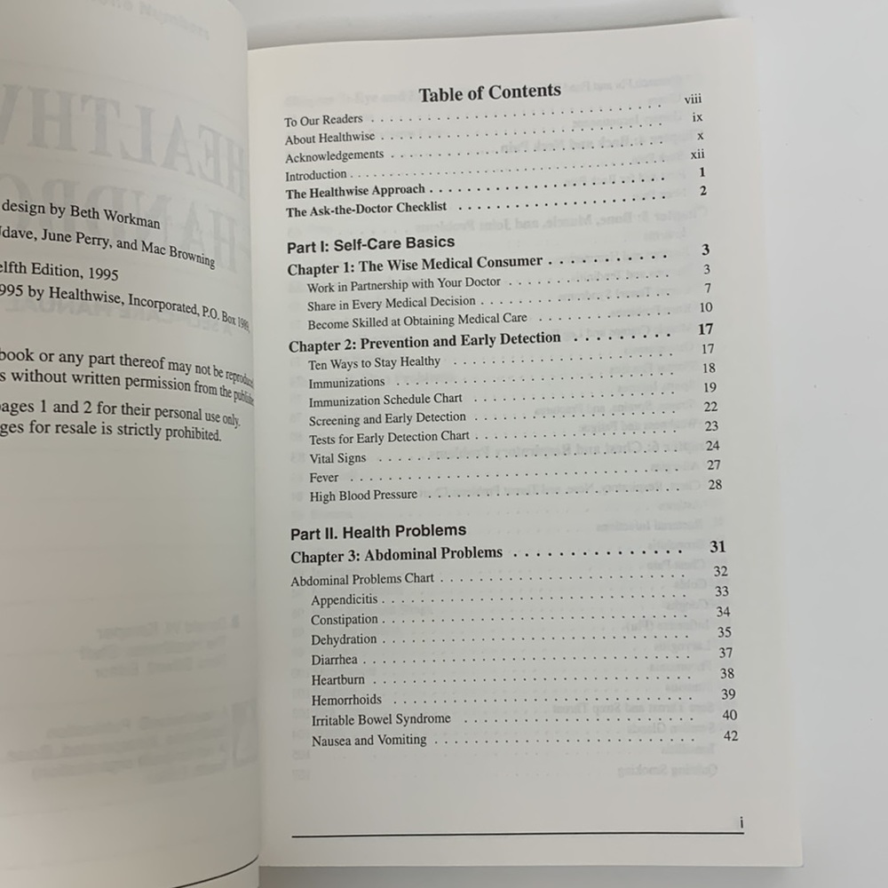 Book | HOME Health Handbook | Medica Self Care Manuel At Home Care Treatments - Picture 5 of 11